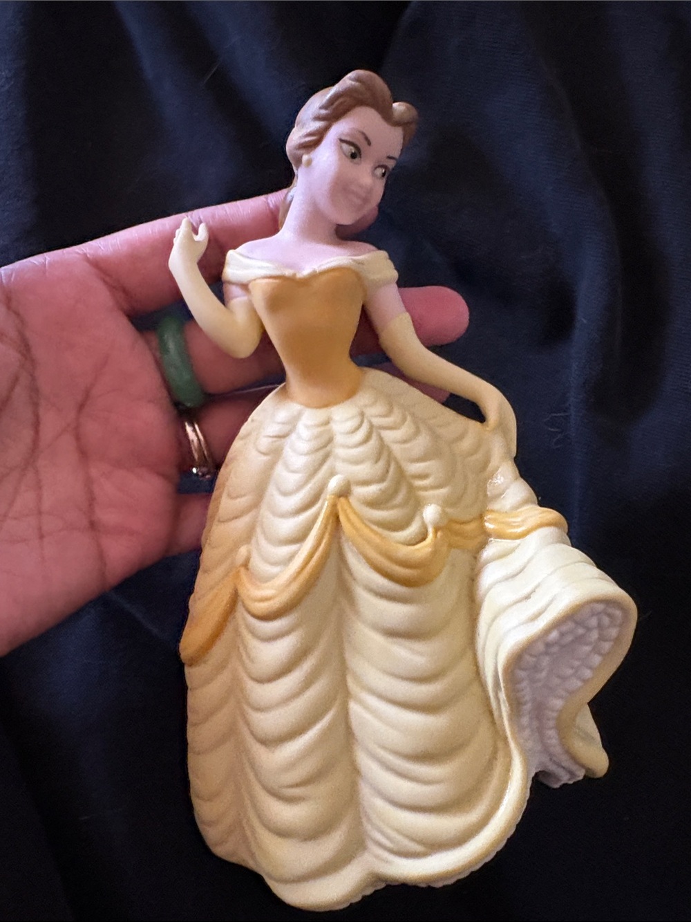 Disney Yellow Princess Dress Figurine